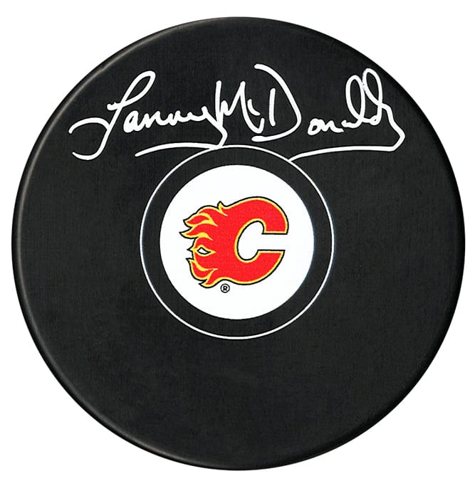 Lanny McDonald Autographed Calgary Flames Puck CoJo Sport Collectables Inc.