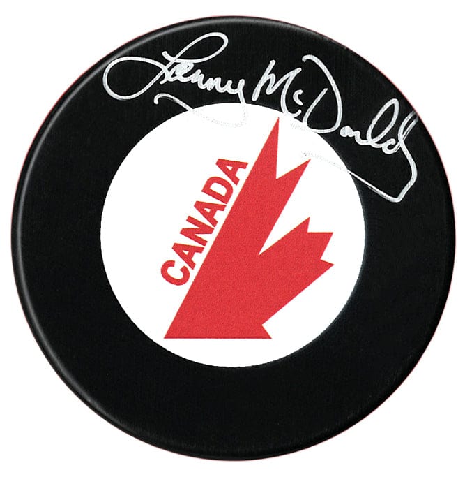 Lanny McDonald Autographed Canada Cup Puck CoJo Sport Collectables Inc.