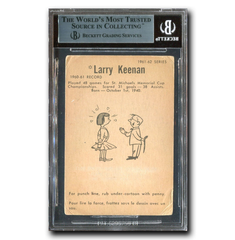 Larry Keenan Autographed 1961-62 Parkhurst