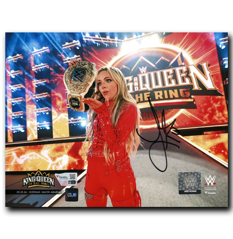 Liv Morgan WWE Autographed Entrance 8x10 Photo CoJo Sport Collectables Inc.