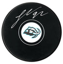Logan Cooley Autographed Utah Mammoth Puck