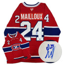 Logan Mailloux Montreal Canadiens Autographed Fanatics Premium Jersey CoJo Sport Collectables Inc.