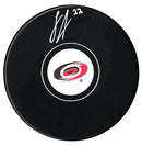 Logan Stankoven Autographed Carolina Hurricanes Puck CoJo Sport Collectables Inc.