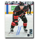 Logan Stankoven Carolina Hurricanes Autographed Face-Off 8x10 Photo CoJo Sport Collectables Inc.