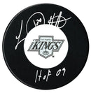 Luc Robitaille Autographed Los Angeles Kings HOF Inscribed Puck (Grey) CoJo Sport Collectables Inc.