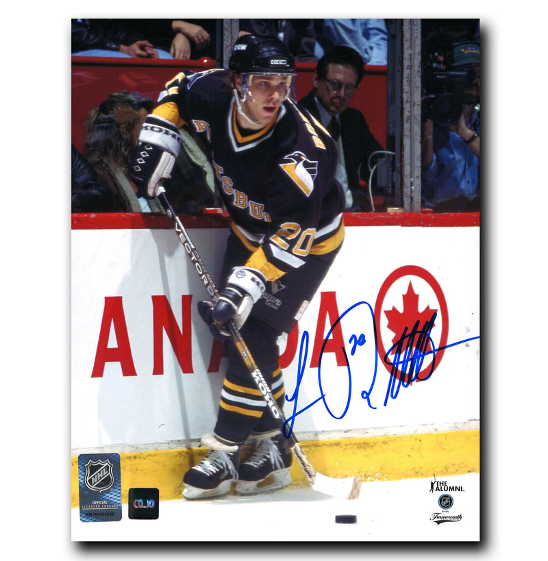 Luc Robitaille Pittsburgh Penguins Autographed Action 8x10 Photo CoJo Sport Collectables Inc.