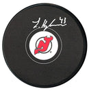 Luke Hughes Autographed New Jersey Devils Puck CoJo Sport Collectables Inc.