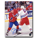 Lyle Odelein Montreal Canadiens Autographed Fight 8x10 Photo CoJo Sport Collectables Inc.