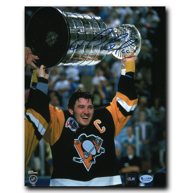 Mario Lemieux Pittsburgh Penguins Autographed Stanley Cup 8x10 Photo CoJo Sport Collectables Inc.