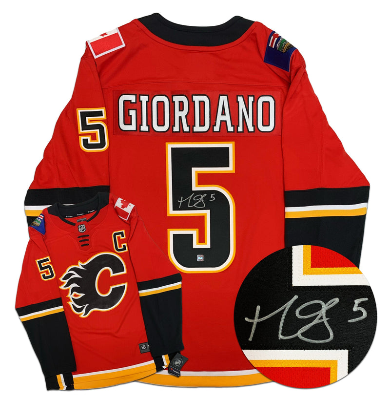 Mark Giordano Calgary Flames Autographed Fanatics Jersey CoJo Sport Collectables Inc.