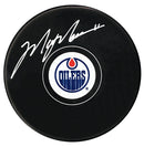 Mark Messier Autographed Edmonton Oilers Puck