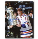 Mark Messier New York Rangers Autographed Stanley Cup 8x10 Photo CoJo Sport Collectables Inc.