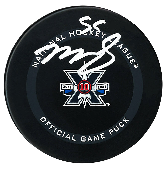 Mark Scheifele Autographed Winnipeg Jets 10th Anniversary Official Puck