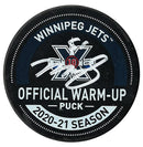 Mark Scheifele Autographed Winnipeg Jets 2020-21 Season Warm-Up Used Puck CoJo Sport Collectables Inc.