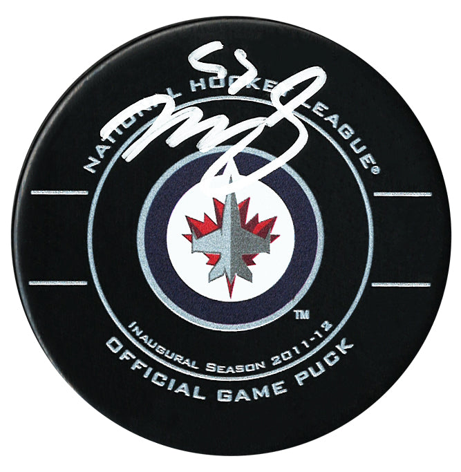 Mark Scheifele Autographed Winnipeg Jets Inaugural Season Official Puck