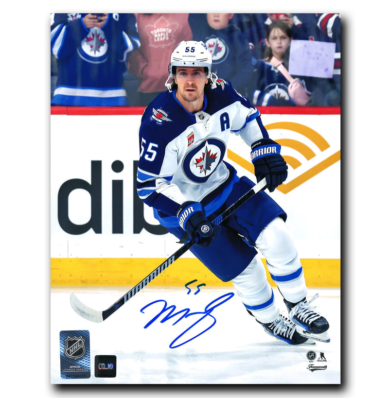 Mark Scheifele Winnipeg Jets Autographed Away 8x10 Photo CoJo Sport Collectables