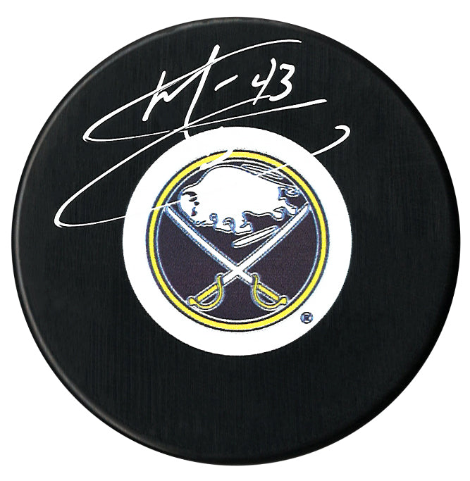 Martin Biron Autographed Buffalo Sabres Puck