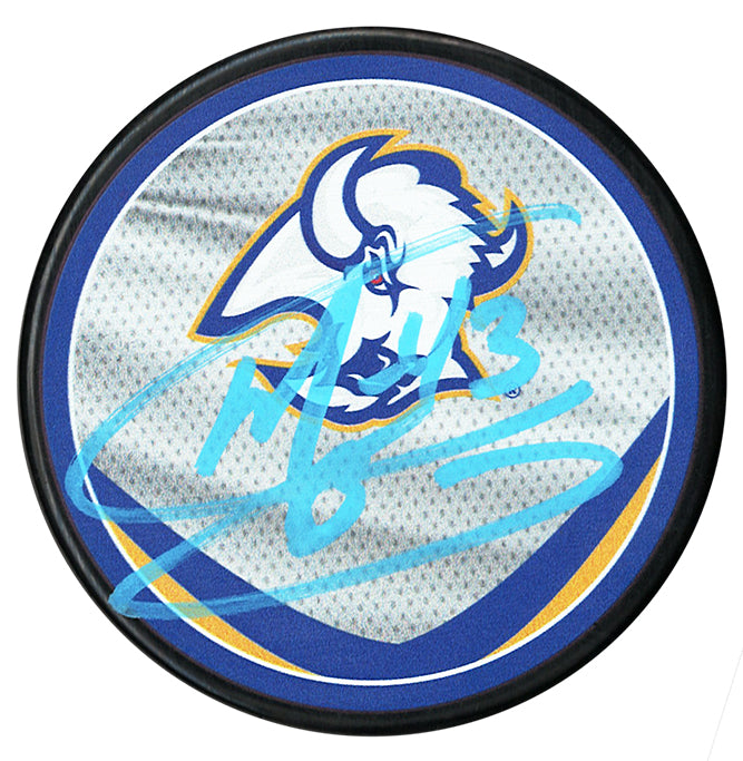 Martin Biron Autographed Buffalo Sabres Reverse Retro 2.0 Puck