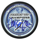 Martin St. Louis Autographed Tampa Bay Lightning 2004 Stanley Cup Champions Puck CoJo Sport Collectables Inc.