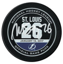 Martin St. Louis Autographed Tampa Bay Lightning Jersey Retirement Official Puck CoJo Sport Collectables Inc.