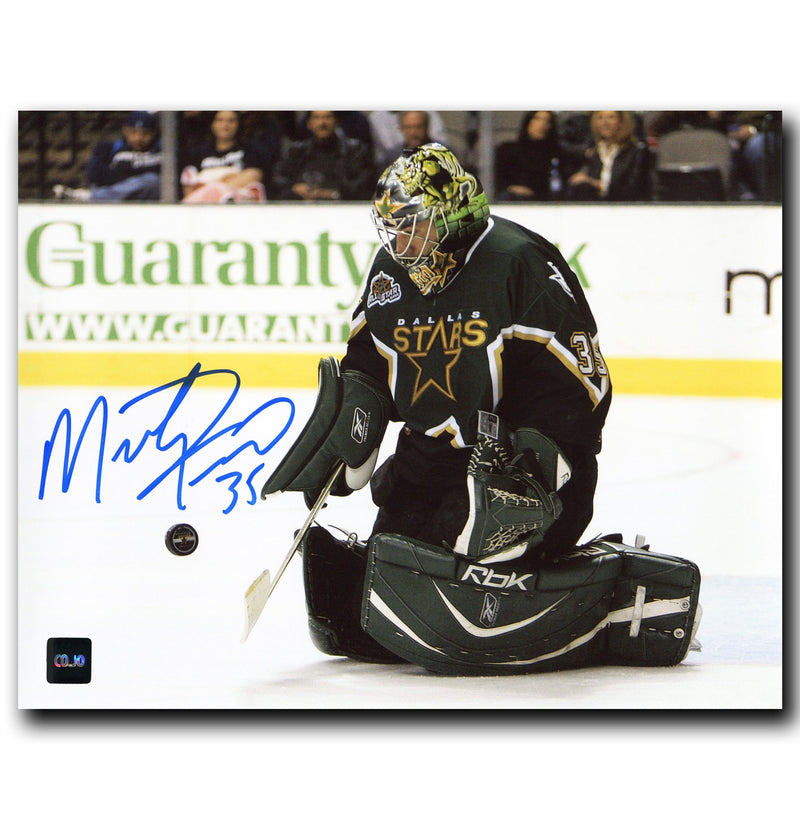 Marty Turco Dallas Stars Autographed Save 8x10 Photo CoJo Sport Collectables