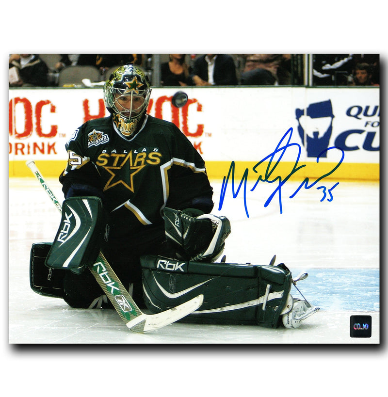 Marty Turco Dallas Stars Autographed Save 8x10 Photo CoJo Sport Collectables