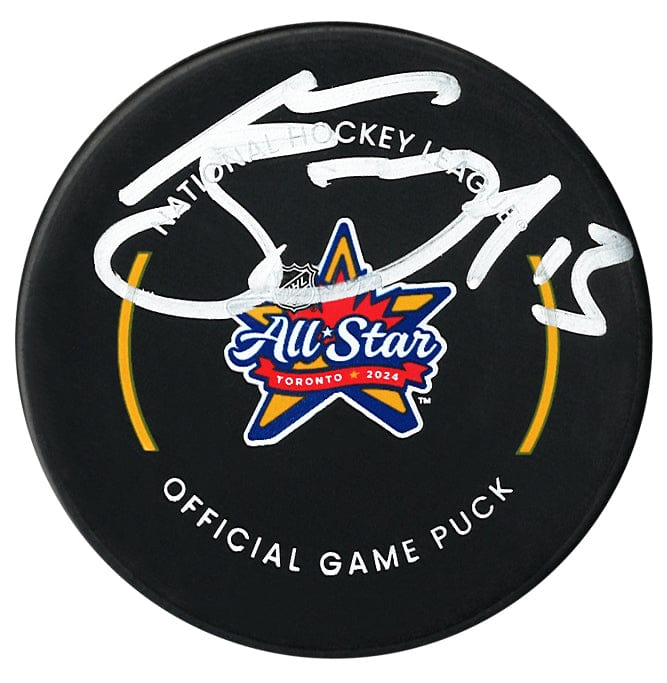 Mathew Barzal Autographed 2024 NHL All Star Game Official Puck CoJo Sport Collectables Inc.