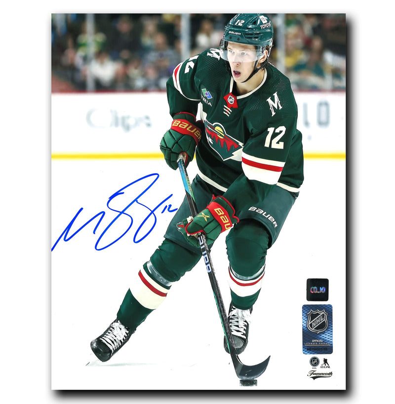 Matt Boldy Minnesota Wild Autographed 8x10 Photo CoJo Sport Collectables Inc.