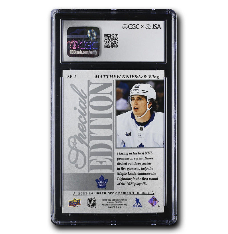 Matthew Knies Autographed 2023-24 UD Special Edition