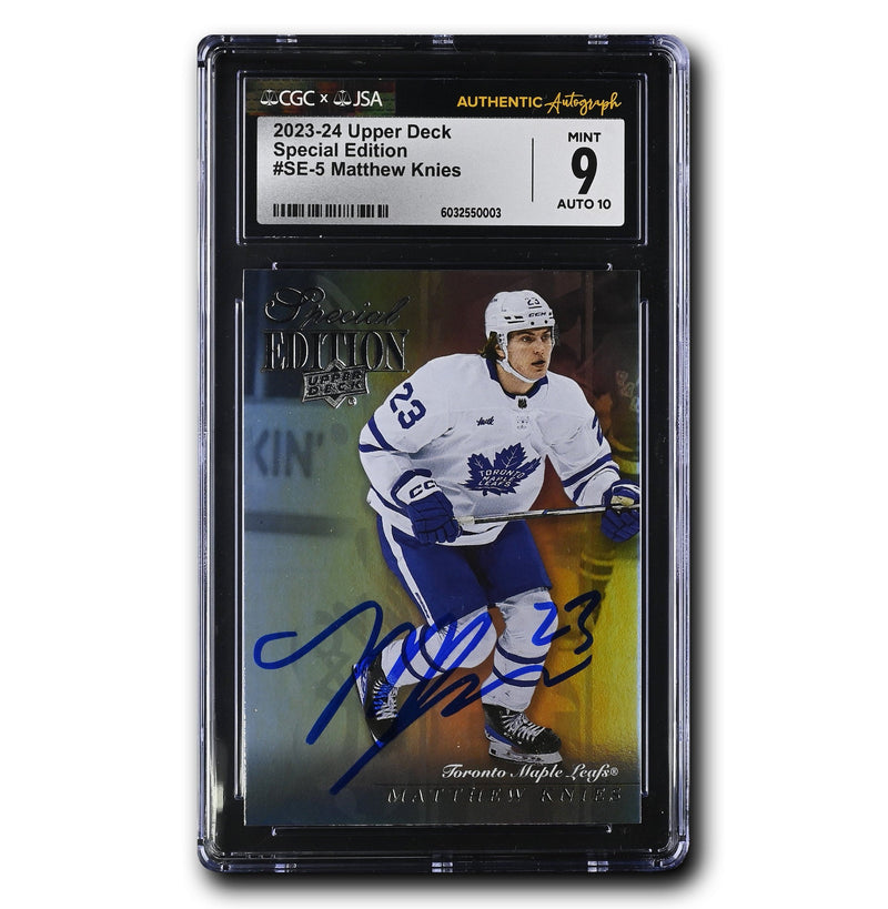 Matthew Knies Autographed 2023-24 UD Special Edition