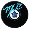 Matthew Knies Autographed Toronto Maple Leafs Puck (Baby Blue) CoJo Sport Collectables Inc.