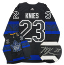 Matthew Knies Toronto Maple Leafs Autographed Adidas Bieber Flipside Jersey CoJo Sport Collectables Inc.