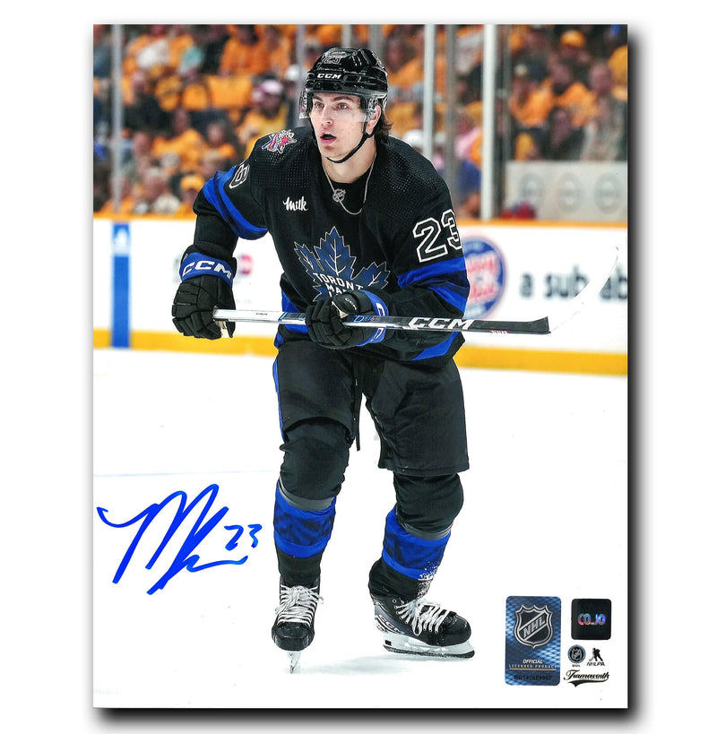 Matthew Knies Toronto Maple Leafs Autographed Bieber Flipside 8x10 Photo CoJo Sport Collectables Inc.