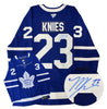 Matthew Knies Toronto Maple Leafs Autographed Fanatics Premium Jersey