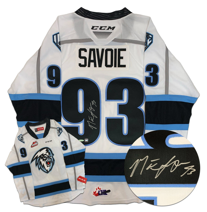 Matthew Savoie Winnipeg Ice Autographed CCM Jersey CoJo Sport Collectables Inc.