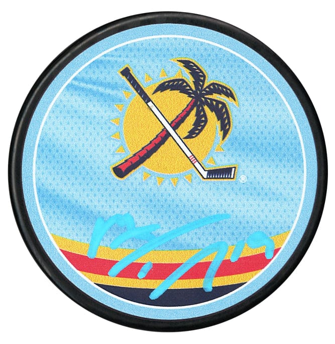 Matthew Tkachuk Autographed Florida Panthers Reverse Retro 2.0 Puck CoJo Sport Collectables Inc.