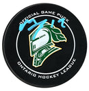 Matthew Tkachuk Autographed London Knights Official Puck CoJo Sport Collectables Inc.