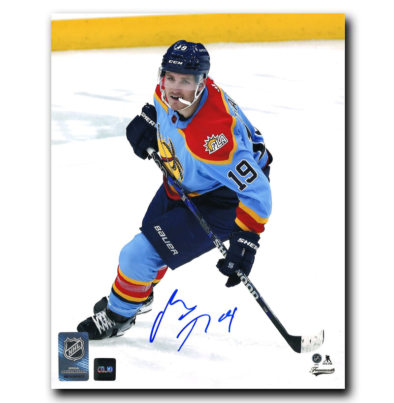 Matthew Tkachuk Florida Panthers Autographed Reverse Retro 8x10 Photo CoJo Sport Collectables Inc.