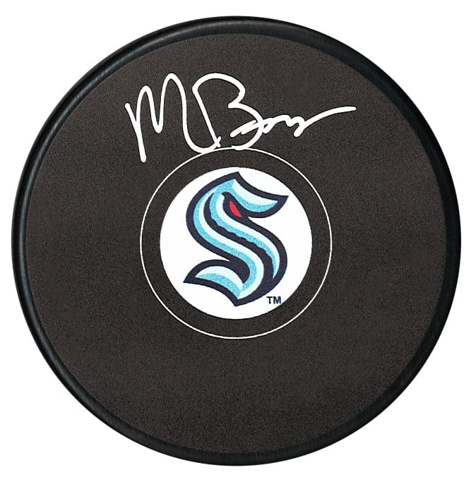 Matty Beniers Autographed Seattle Kraken Puck CoJo Sport Collectables Inc.