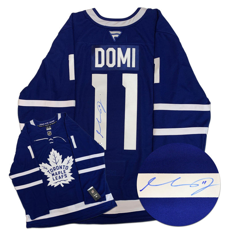 Max Domi Toronto Maple Leafs Autographed Fanatics Premium Jersey CoJo Sport Collectables Inc.