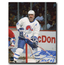 Michel Goulet Quebec Nordiques Autographed Skating 8x10 Photo (White) CoJo Sport Collectables Inc.
