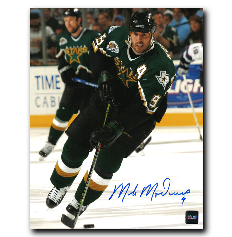 Mike Modano Dallas Stars Autographed Vertical 8x10 Photo CoJo Sport Collectables Inc.