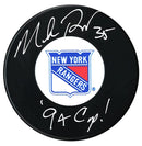 Mike Richter Autographed New York Rangers 1994 Stanley Cup Inscribed Puck CoJo Sport Collectables Inc.