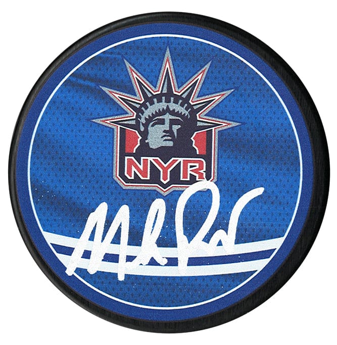 Mike Richter Autographed New York Rangers Reverse Retro 2.0 Puck CoJo Sport Collectables Inc.