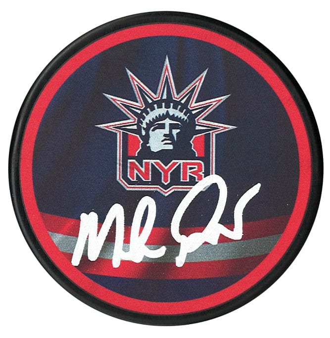 Mike Richter Autographed New York Rangers Reverse Retro Puck CoJo Sport Collectables Inc.
