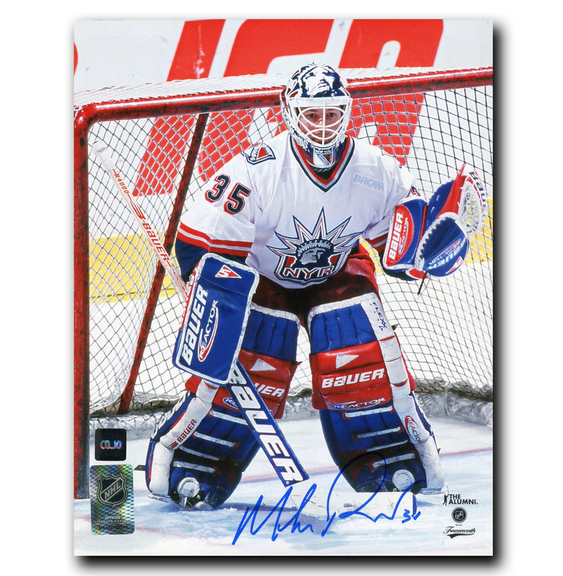 Mike Richter New York Rangers Autographed Away 8x10 Photo CoJo Sport Collectables Inc.