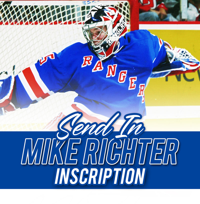 (Send-In) Mike Richter Inscription Ticket