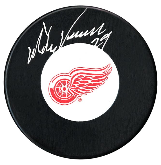 Mike Vernon Autographed Detroit Red Wings Puck CoJo Sport Collectables Inc.