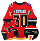 Mike Vernon Calgary Flames Autographed Fanatics Jersey