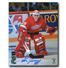 Mike Vernon Detroit Red Wings Autographed Crease 8x10 Photo CoJo Sport Collectables Inc.